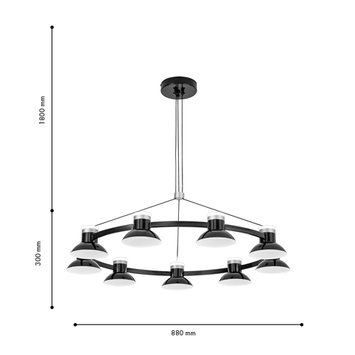 Люстра Celevis Black 92 в Омске