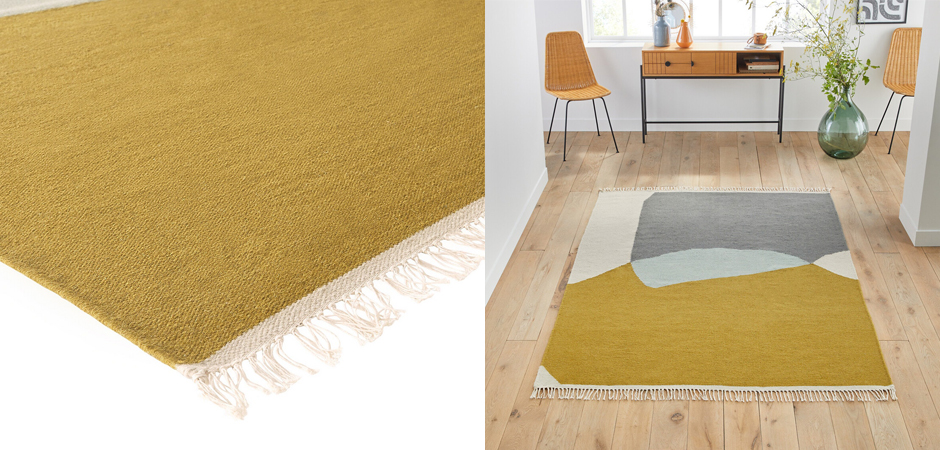 Ковер Сarpet with Fringe шерсть и хлопок Ковер Сarpet with Fringe шерсть и хлопок - Loft-Concept в Омске