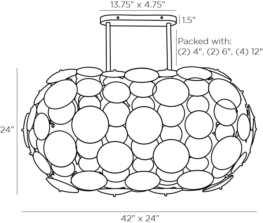 Люстра Arteriors NEBULA CHANDELIER в Омске