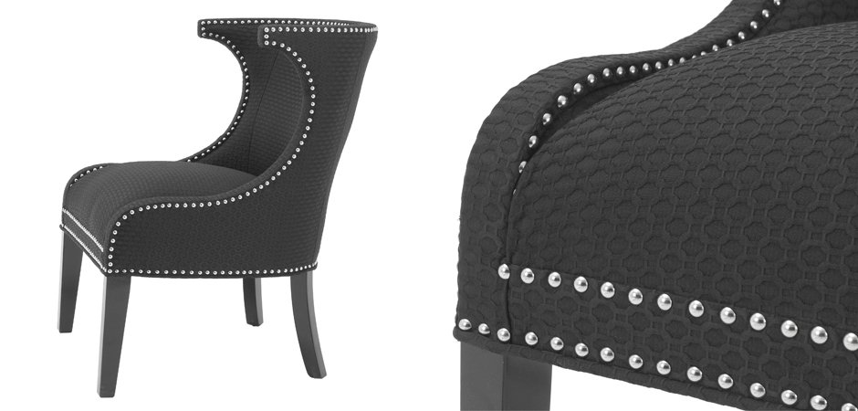 Кресло Eichholtz Chair Elson black Кресло Eichholtz Chair Elson black - Loft-Concept в Омске