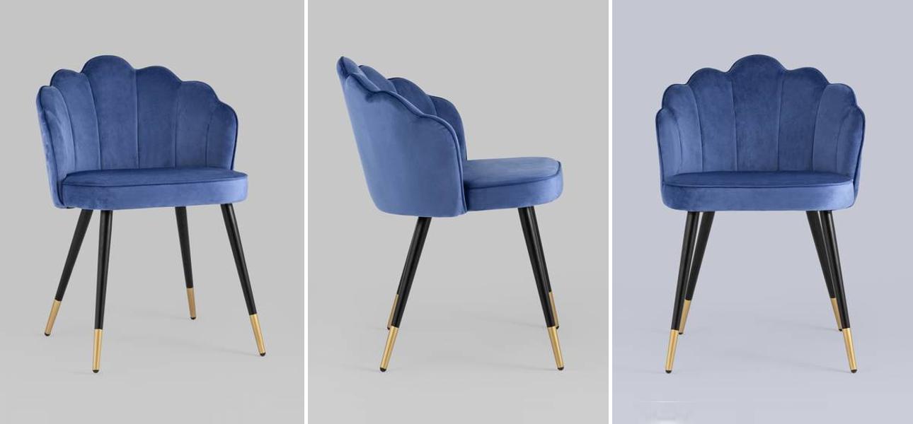 Стул Bristol Chair Королевский Синий Цвет - фото