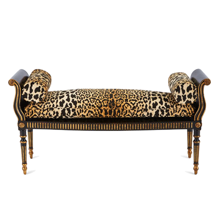 Оттоманка Attina Leopard Bench Мульти в Омске | Loft Concept 