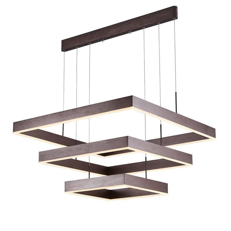 Люстра Ribbon Squares Chandelier Темная бронза в Омске | Loft Concept 