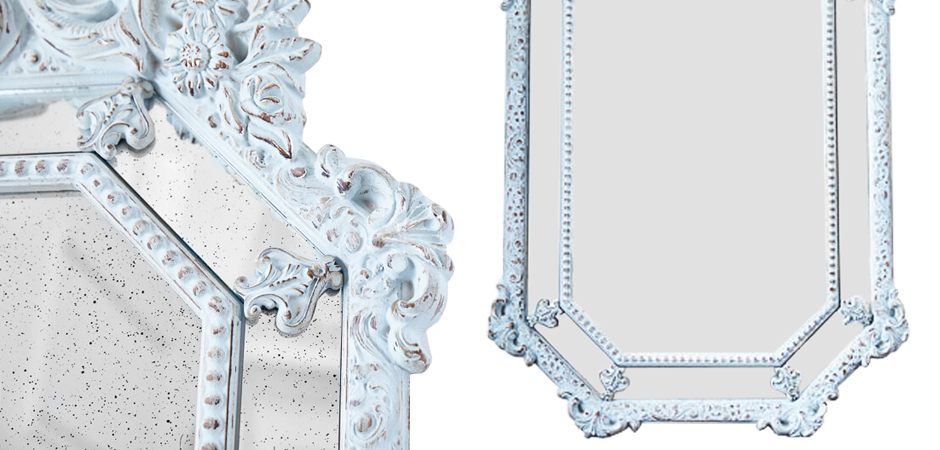 Зеркало Keppel Mirror Pastel Blue - Loft-Concept в Омске