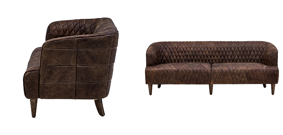 Диван Rhombuses Upholstery Triple Sofa - фото №1