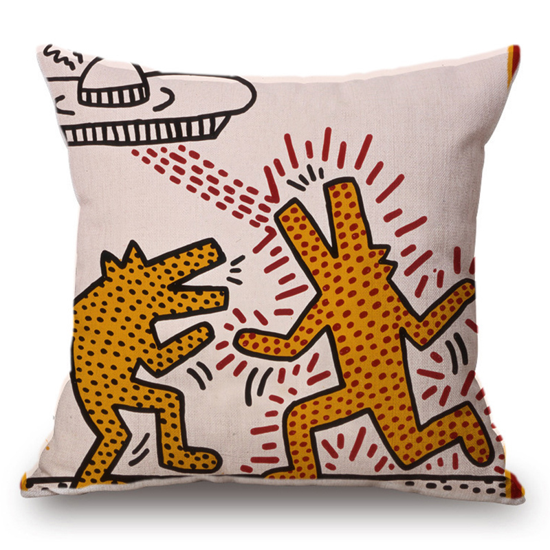 Подушка Keith Haring 9 Мульти в Омске | Loft Concept 