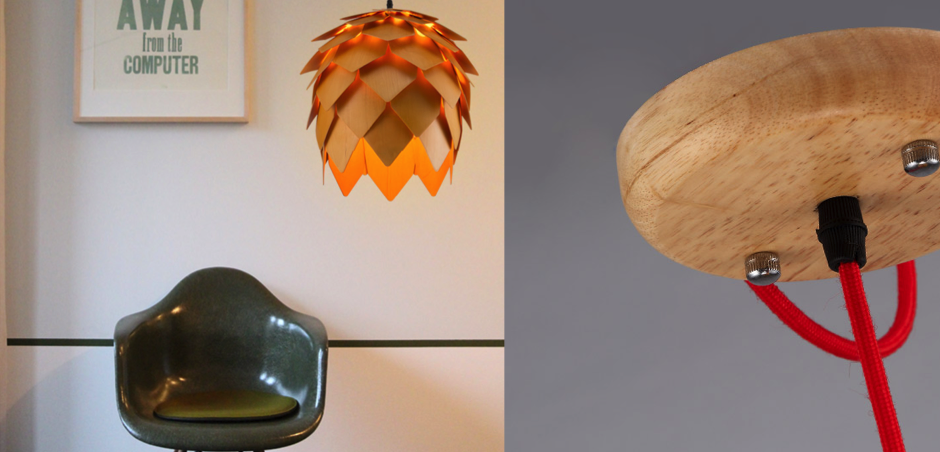 Подвесной светильник Crimea Pine Cone natural wood Подвесной светильник Crimea Pine Cone natural wood - Loft-Concept в Омске