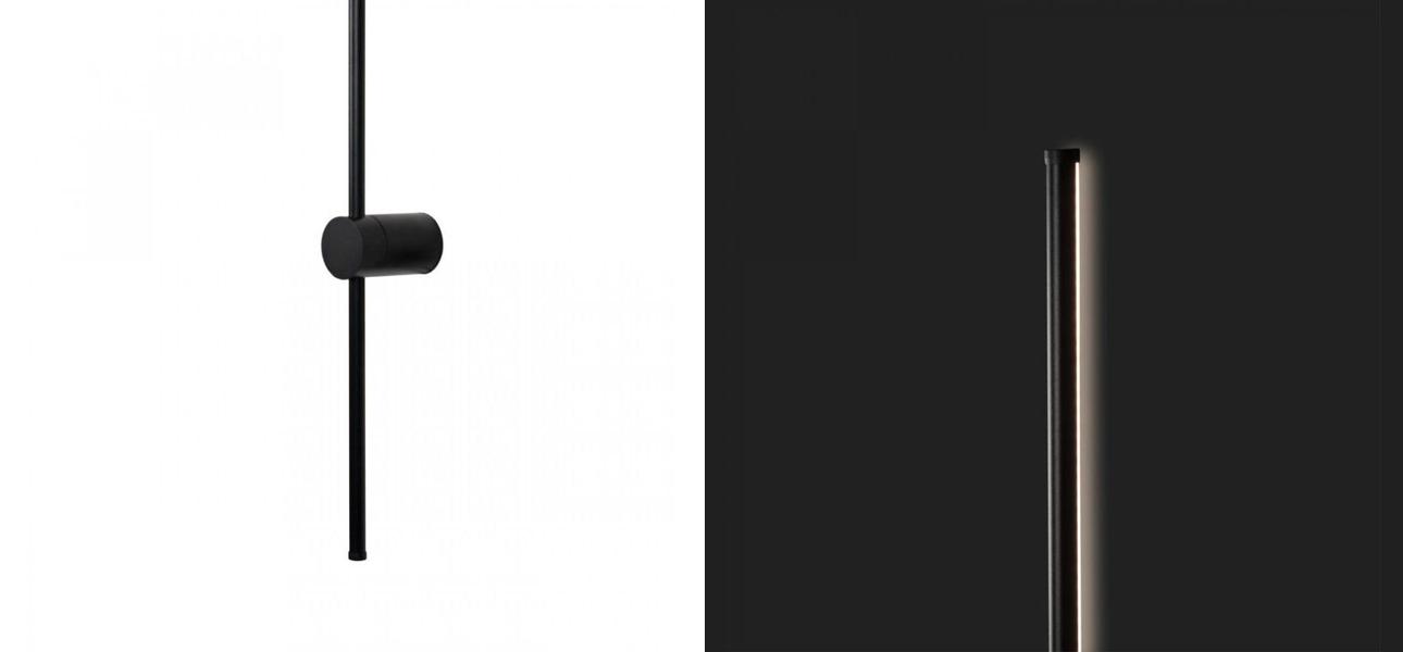 Бра светодиодное Trumpet Tube Fully Black - фото