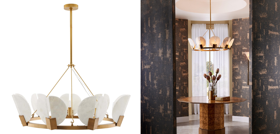 Люстра Arteriors SIERRA CHANDELIER GOLD Люстра Arteriors SIERRA CHANDELIER GOLD - Loft-Concept в Омске