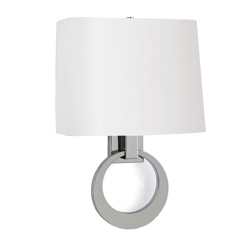 Бра Dana Sconce Silver Ring Серебряный Белый в Омске | Loft Concept 