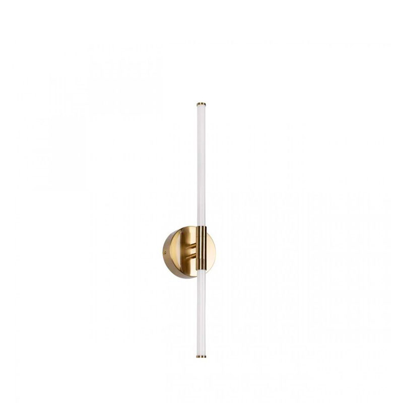 Бра светодиодное Trumpet Tube Gold 60 см Золотой Белый в Омске | Loft Concept 