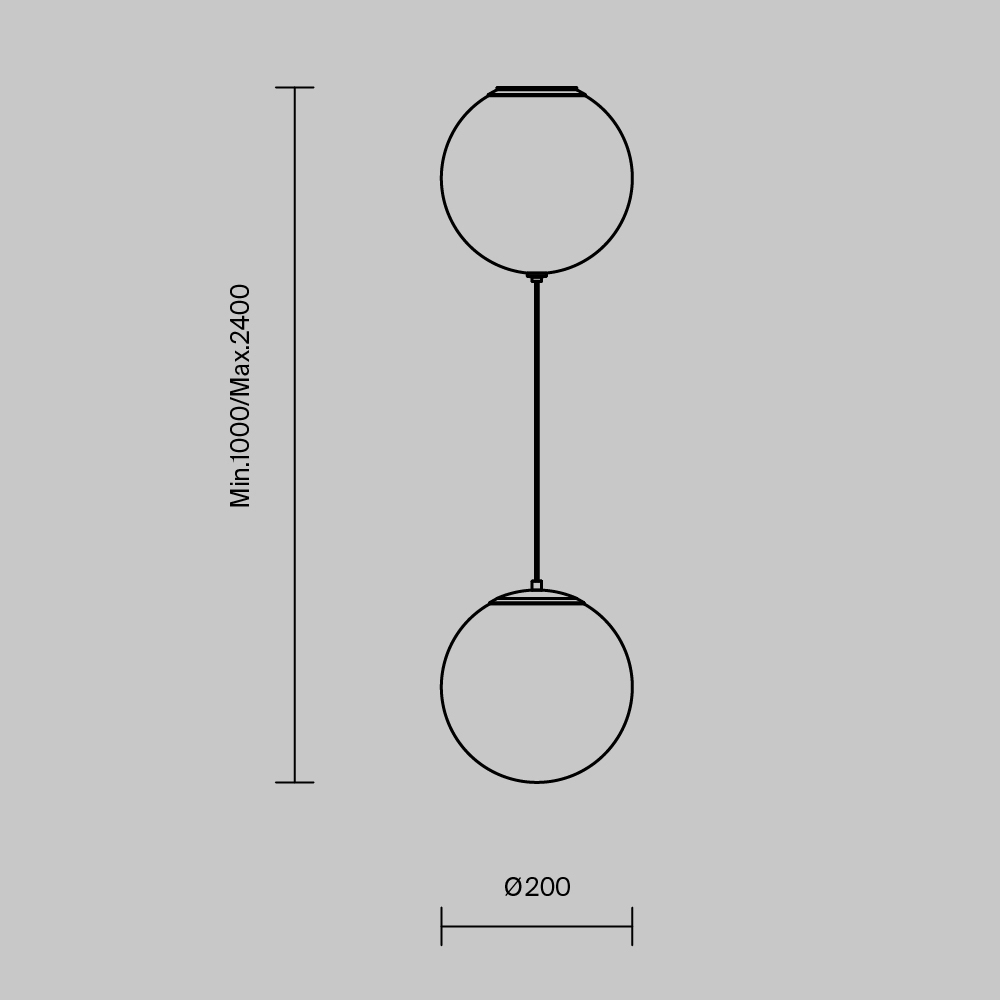 Подвесной светильник Twins 20Вт 3000К в Омске