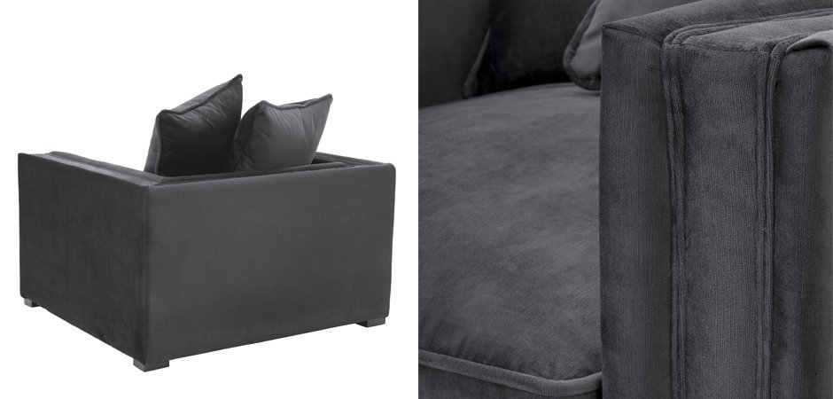 Кресло Eichholtz Chair Menorca Black Кресло Eichholtz Chair Menorca Black - Loft-Concept в Омске