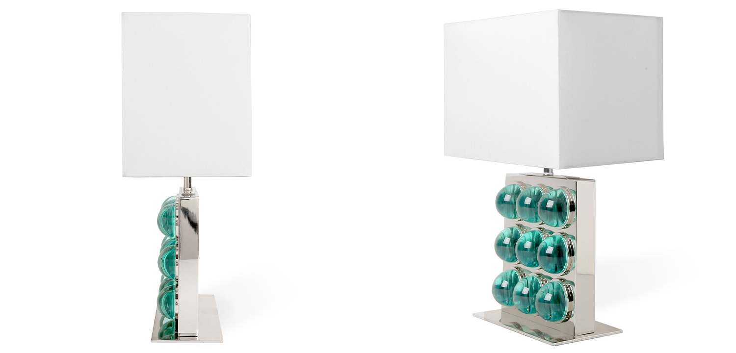 Настольная лампа Jonathan Adler Globo Square - фото