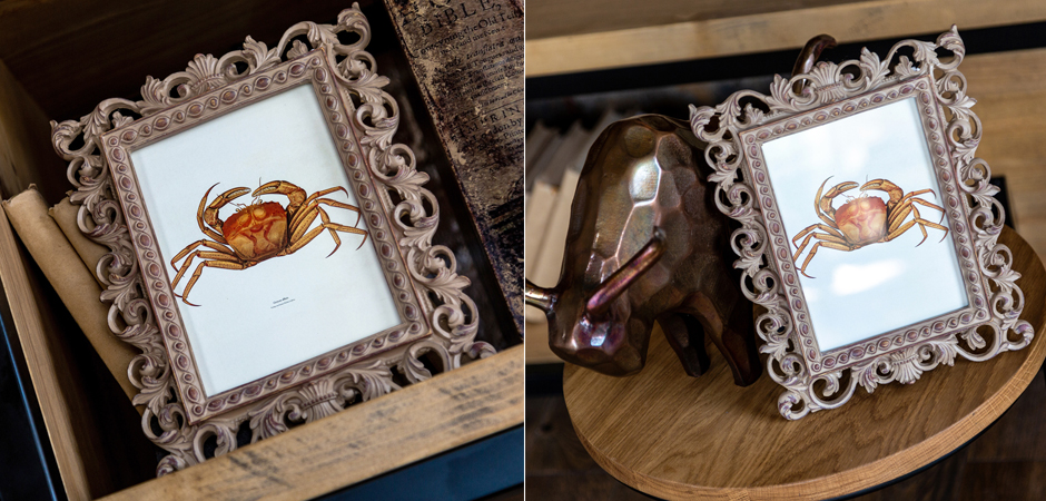 Постер Ocher Crab Poster - Loft-Concept в Омске