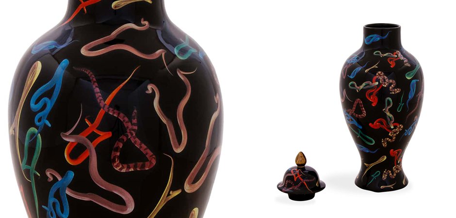 Ваза Seletti Vase Snakes Toiletpaper Ваза Seletti Vase Snakes Toiletpaper - Loft-Concept в Омске