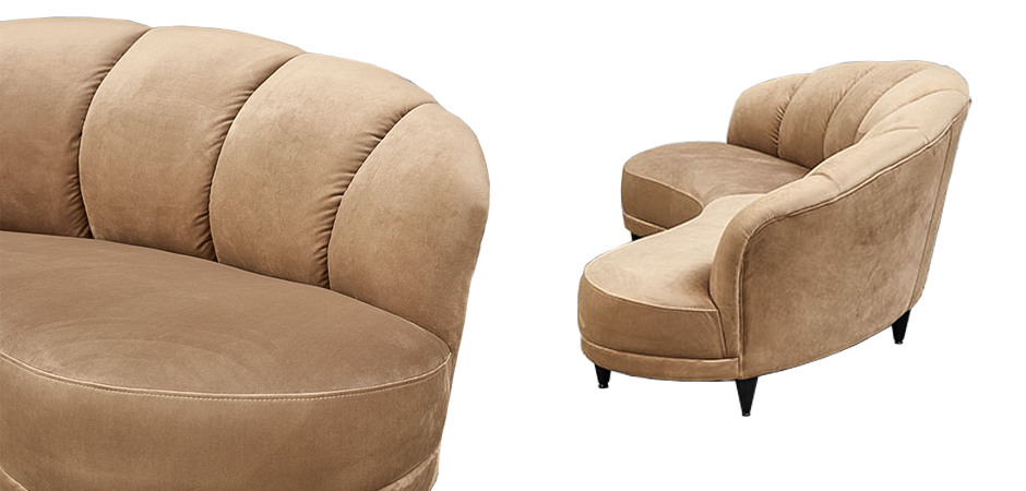 Диван Vanilla Croissant Sofa Диван Vanilla Croissant Sofa - Loft-Concept в Омске