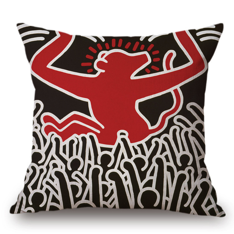 Подушка Keith Haring 10 Мульти в Омске | Loft Concept 