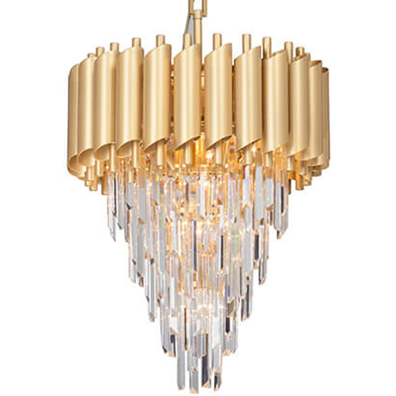 Empire Gold Chandelier Crystal D 50 Глянцевое золото в Омске | Loft Concept 