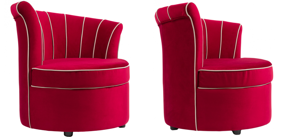 Кресло Curly Backrest Red Кресло Curly Backrest Red - Loft-Concept в Омске