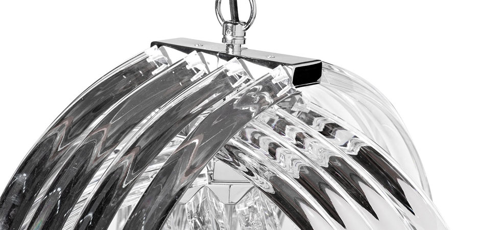 Люстра Retro FROZEN GLASS Chandelier Plexus Люстра Retro FROZEN GLASS Chandelier Plexus - Loft-Concept в Омске