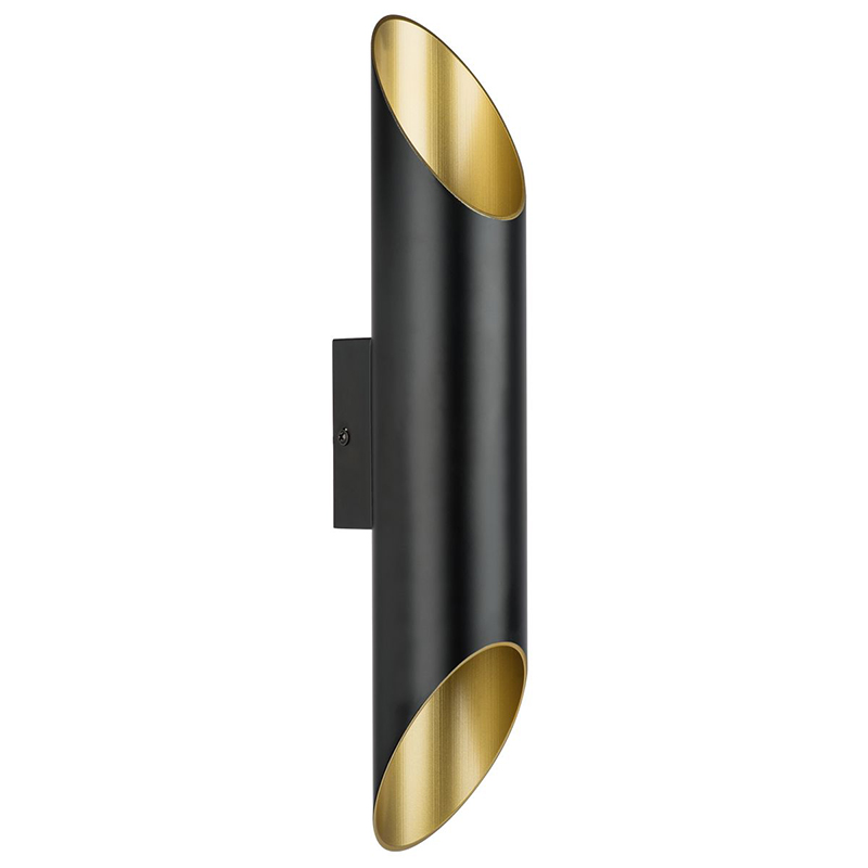 Бра Garbi Black Pipe Organ Sconce Черный Золотой в Омске | Loft Concept 