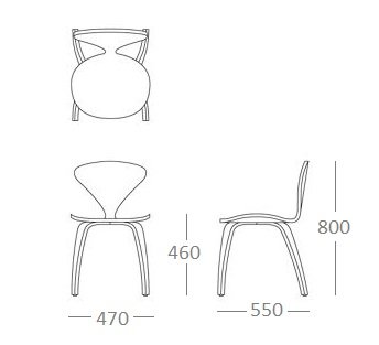 Стул Cherner Side Chair в Омске