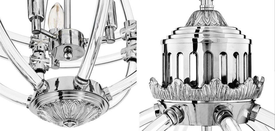 Люстра Eichholtz Chandelier Impero Silver Люстра Eichholtz Chandelier Impero Silver - Loft-Concept в Омске
