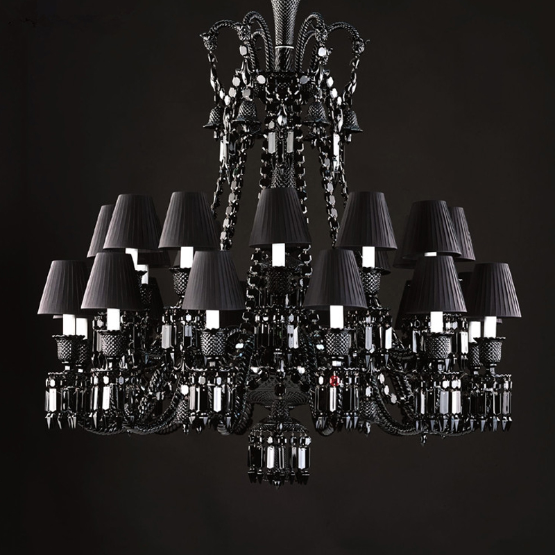 Люстра BACCARAT ZENITH NOIR Chandelier Черный в Омске | Loft Concept 