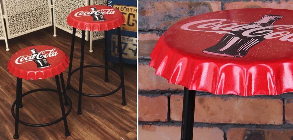 Стул Bottle Cap Coca & Cola Стул Bottle Cap Coca & Cola - Loft-Concept в Омске