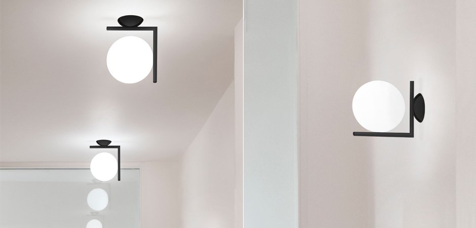 Бра Flos IC Lights C/W Black - Loft-Concept в Омске
