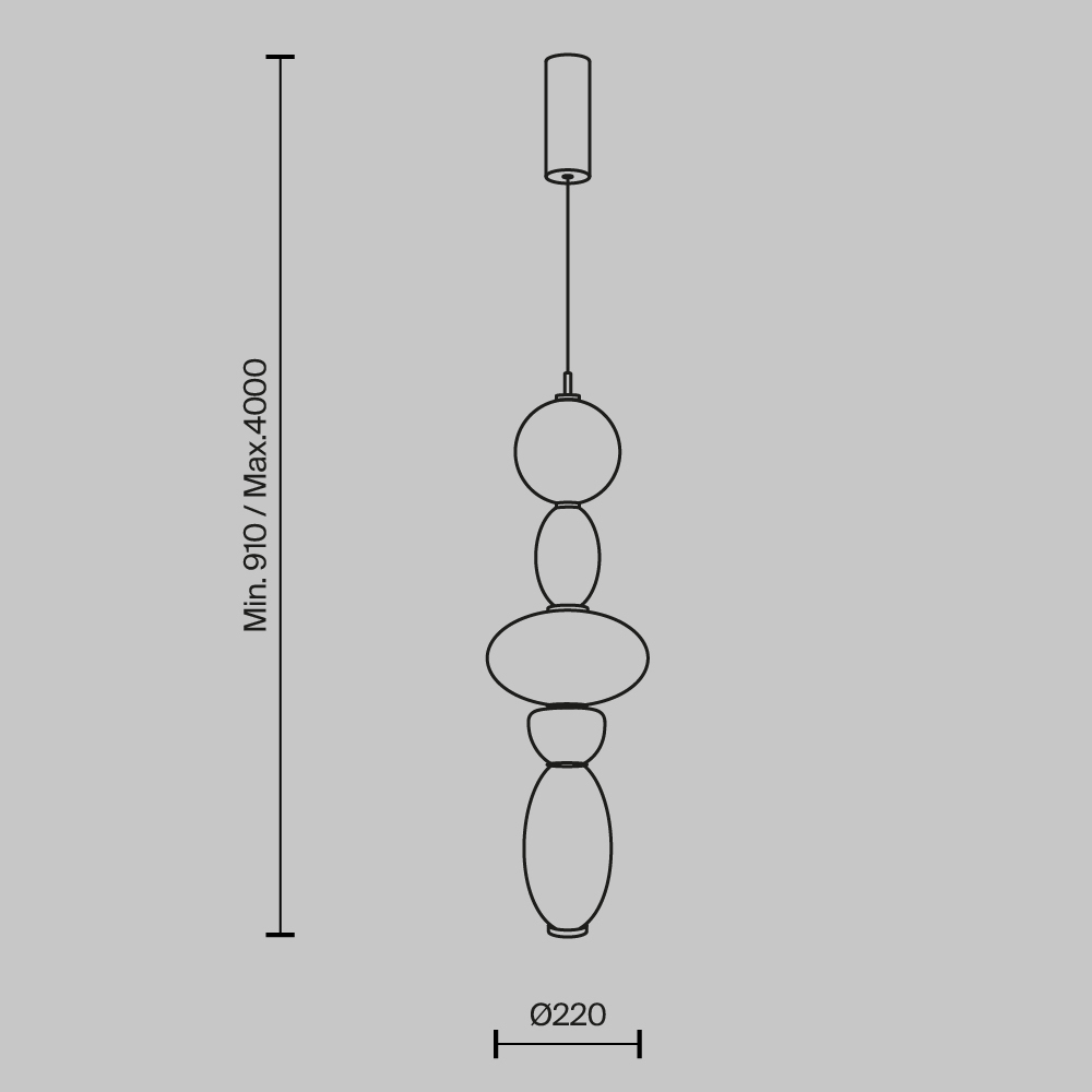 Подвесной светильник Adore LED 3000K 23Bт  в Омске