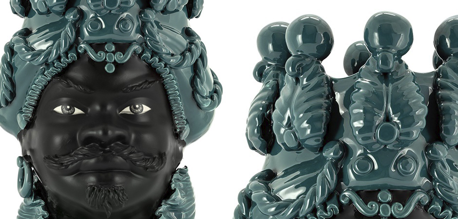 Ваза VASE MORO BIG MAN SIMPLY MAT dark turquoise Ваза VASE MORO BIG MAN SIMPLY MAT dark turquoise - Loft-Concept в Омске