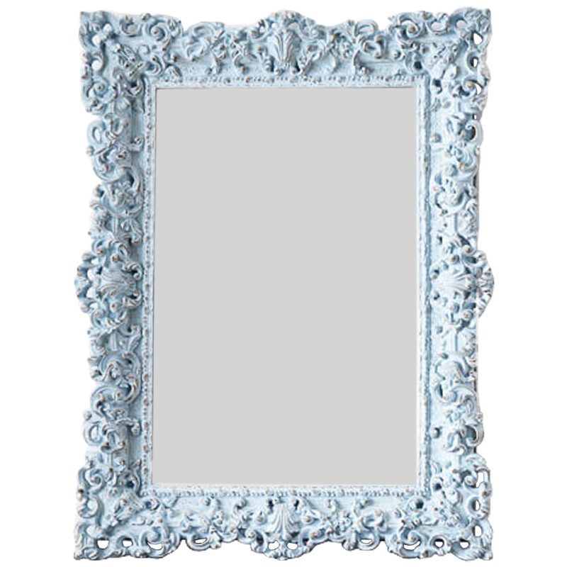 Зеркало Leeuw Mirror Pastel Blue Винтажный голубой в Омске | Loft Concept 