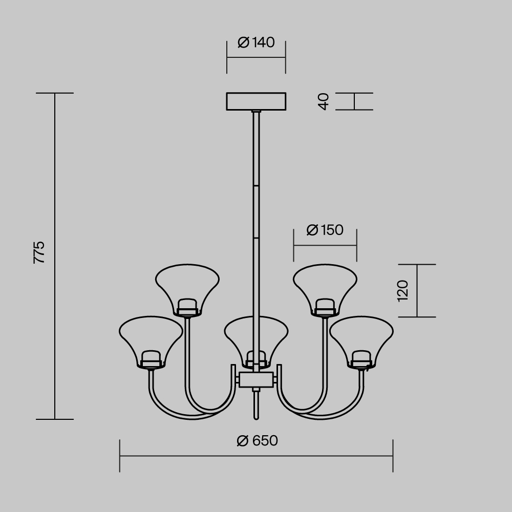 Люстра подвесная Dynasty 3000К в Омске