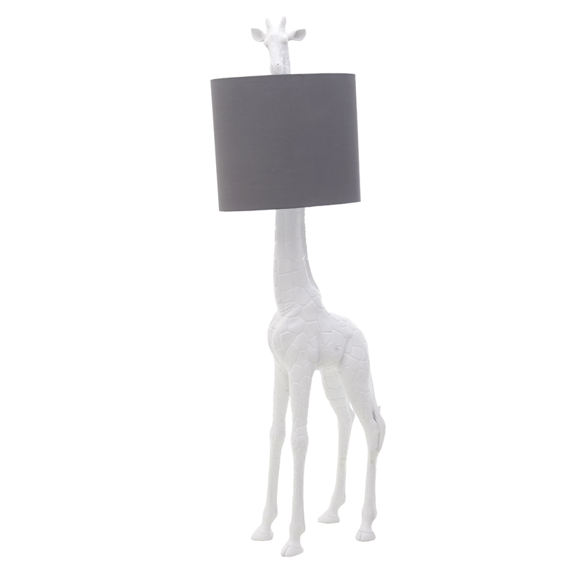 Торшер White Giraffe Floor lamp Белый Серый в Омске | Loft Concept 