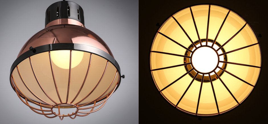Подвесной светильник Ufo Copper Pendant Small Подвесной светильник Ufo Copper Pendant Small - Loft-Concept в Омске