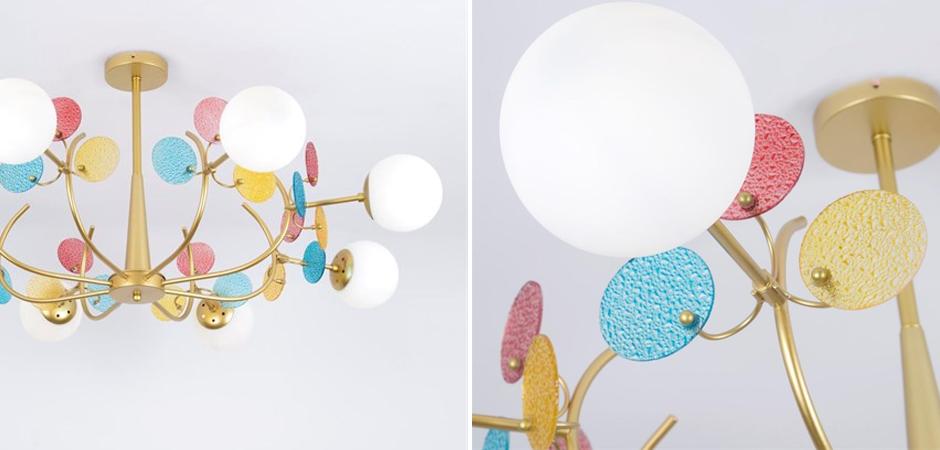 Потолочная Люстра MATISSE Multi glass 8 плафонов Потолочная Люстра MATISSE Multi glass 8 плафонов - Loft-Concept в Омске