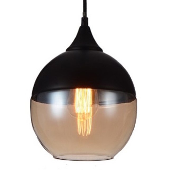 Подвесной светильник Smoke Glass Light Pendant Sphere  в Омске | Loft Concept 