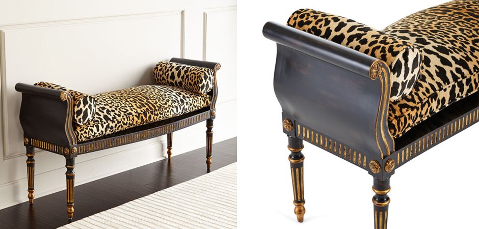 Оттоманка Attina Leopard Bench Оттоманка Attina Leopard Bench - Loft-Concept в Омске