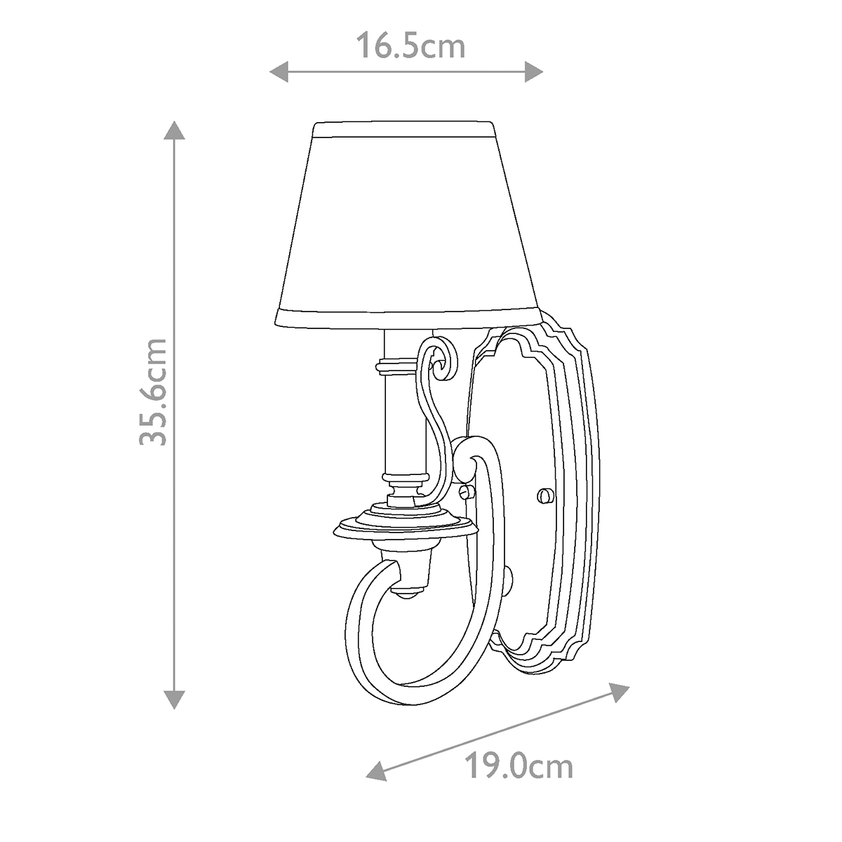 Бра бронзового цвета со светло-янтарным абажуром из органзы Hinkley в Омске