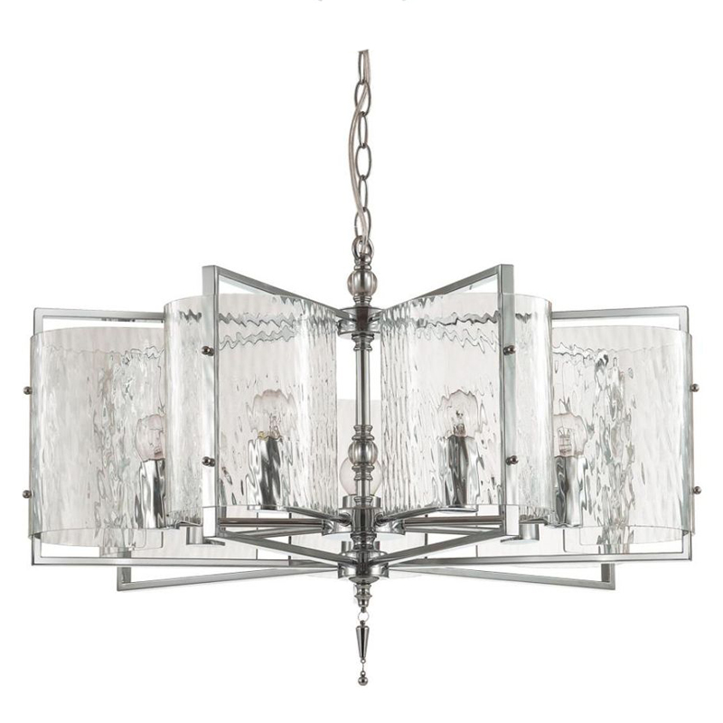 Люстра Karissa Chrome Chandelier 65 Хром Прозрачный (Transparent) в Омске | Loft Concept 