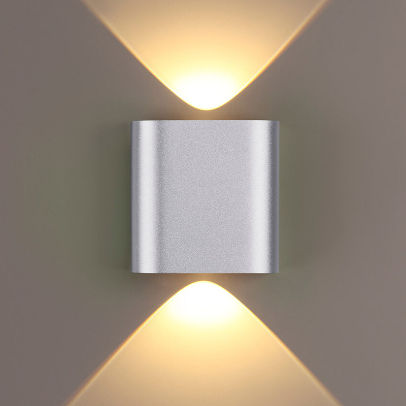 Бра Obverse Silver Square Wall lamp Серебряный в Омске | Loft Concept 