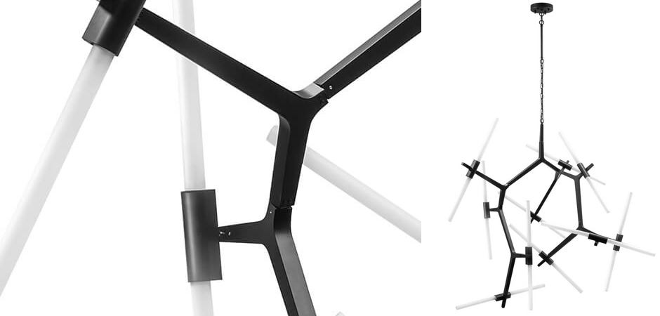 Люстра Агнес Chandelier Black 20 Люстра Агнес Chandelier Black 20 - Loft-Concept в Омске