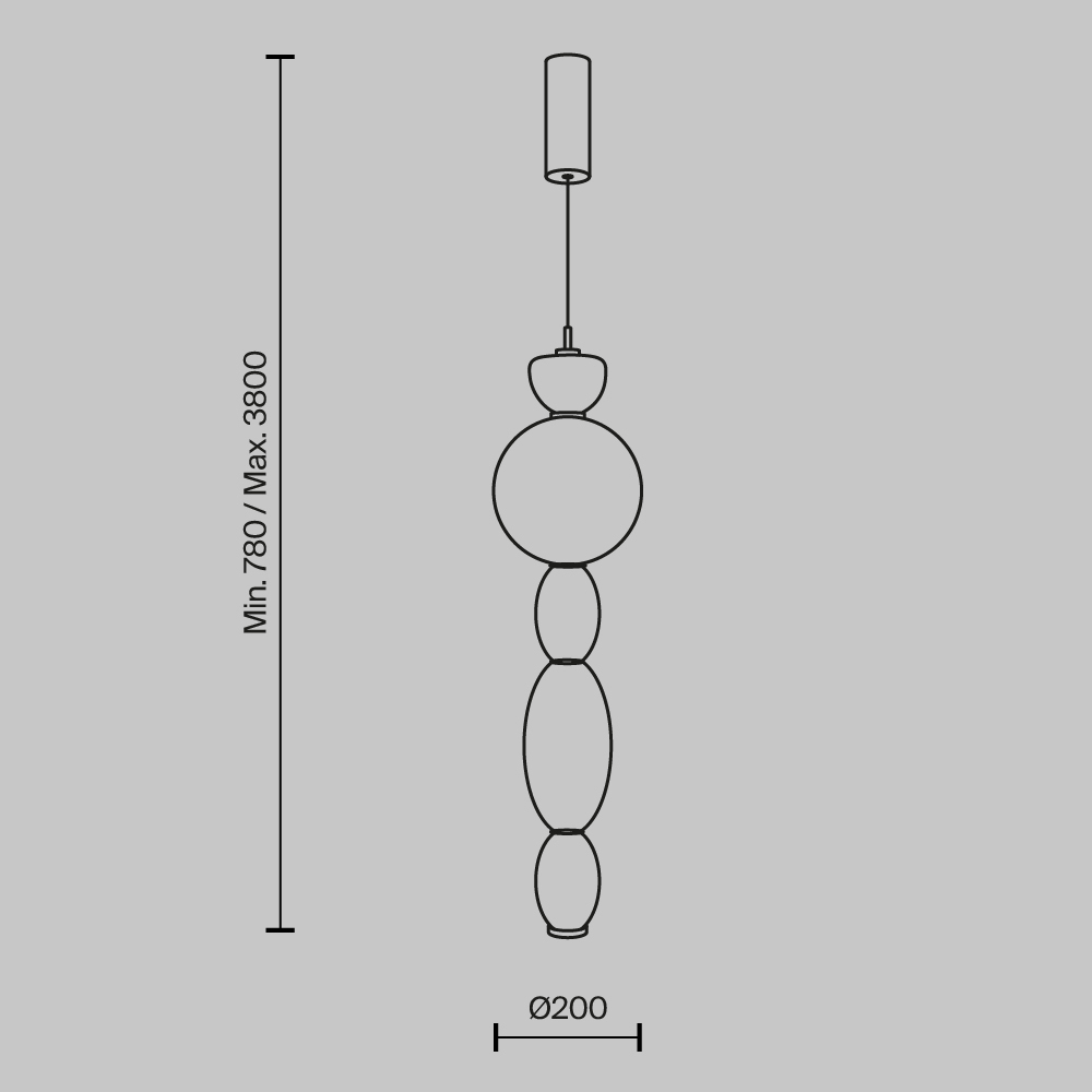 Подвесной светильник Adore LED 3000K 17Bт в Омске