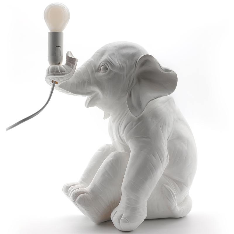 Настольная лампа Table Lamp Elephant Белый в Омске | Loft Concept 