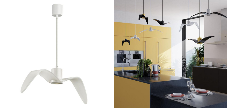 Подвесной светильник Seagull белый Подвесной светильник Seagull белый - Loft-Concept в Омске