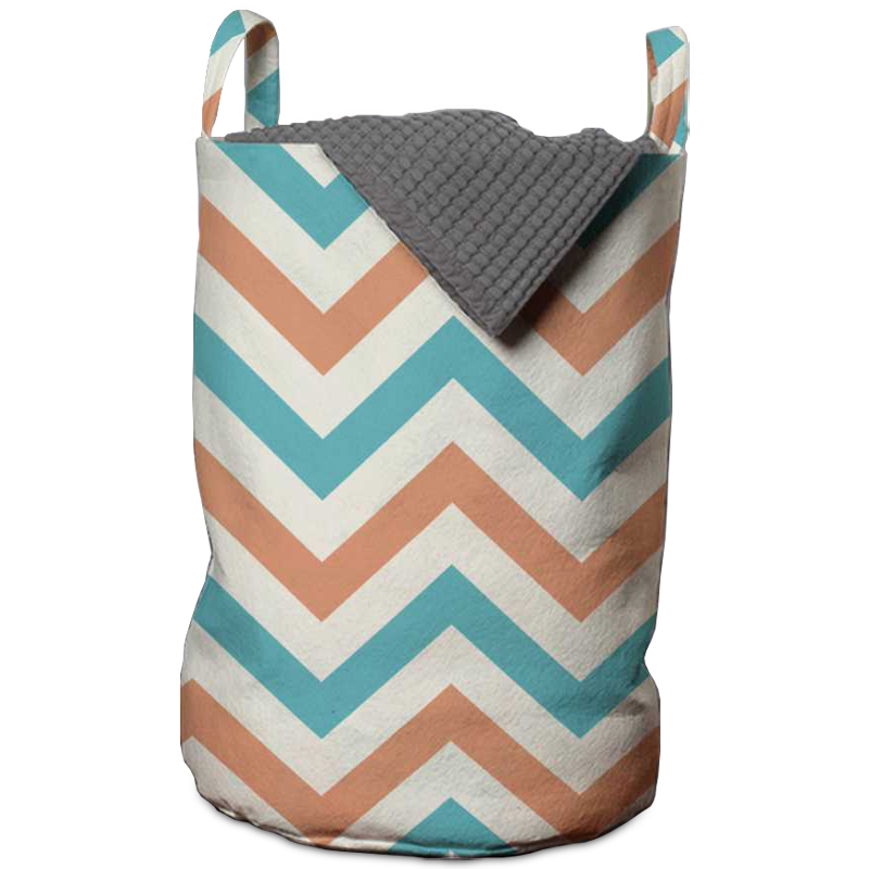 Корзина Turquoise Chevron Basket Мульти в Омске | Loft Concept 