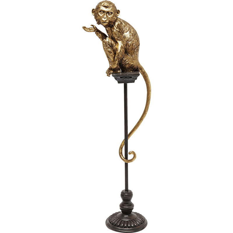 Статуэтка Golden Monkey on a stand Золотой в Омске | Loft Concept 