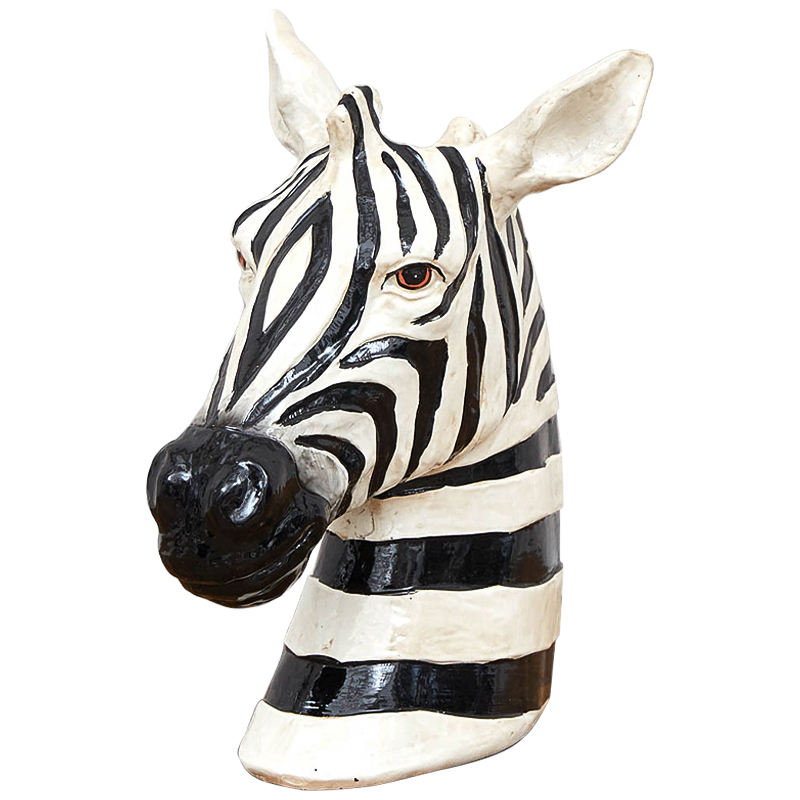 Статуэтка Zebra Statuette Черно-белый в Омске | Loft Concept 